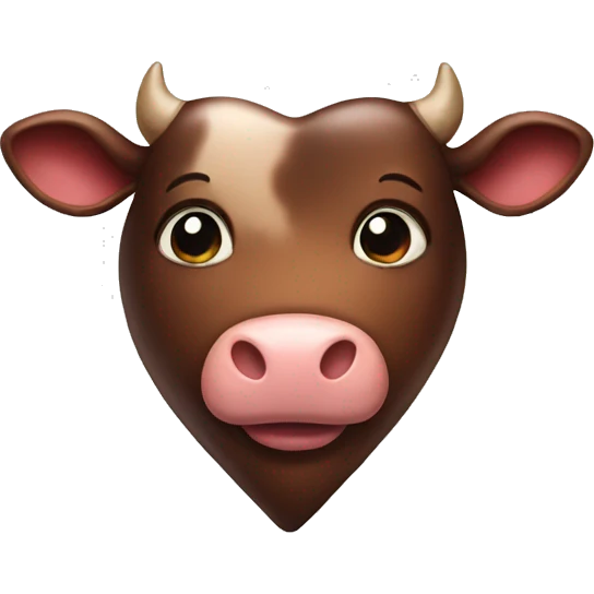 Cow heart emoji