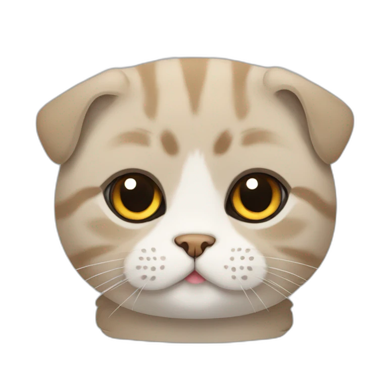 scottish fold cat emoji