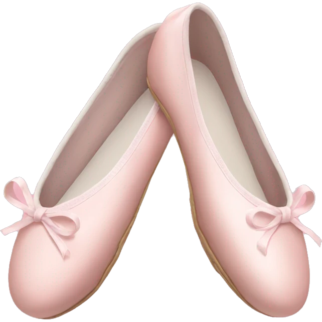 Pale pink ballet shoes emoji