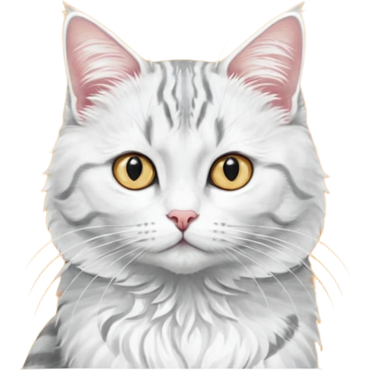 створити чарівного котика  на чотирьох лапках  махає  хвлстиком emoji