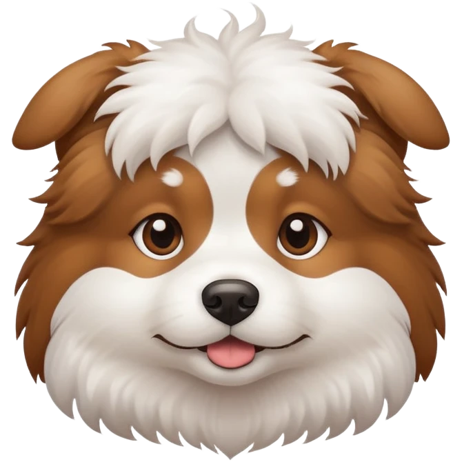 Cute dog emoji