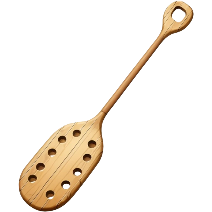 Paddle with holes in it  emoji