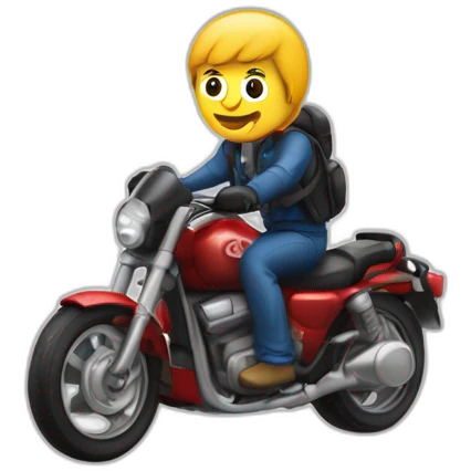 Guido ykema sur une moto emoji