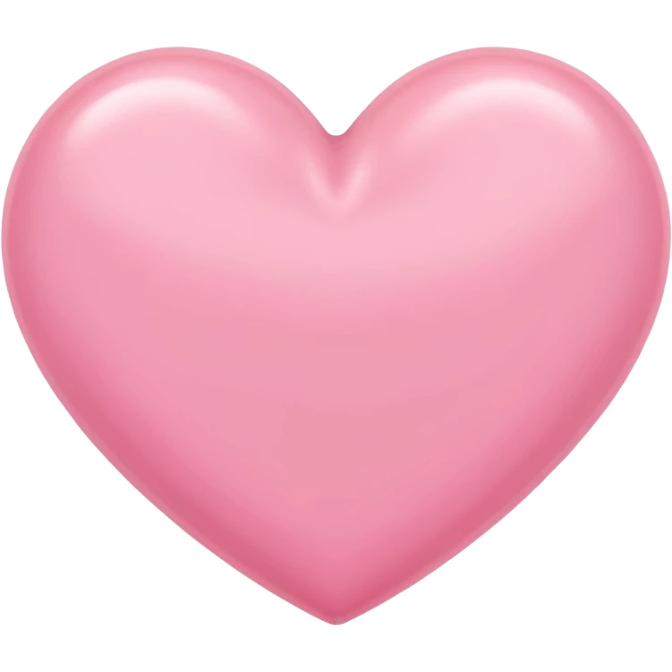 Baby pink heart emoji