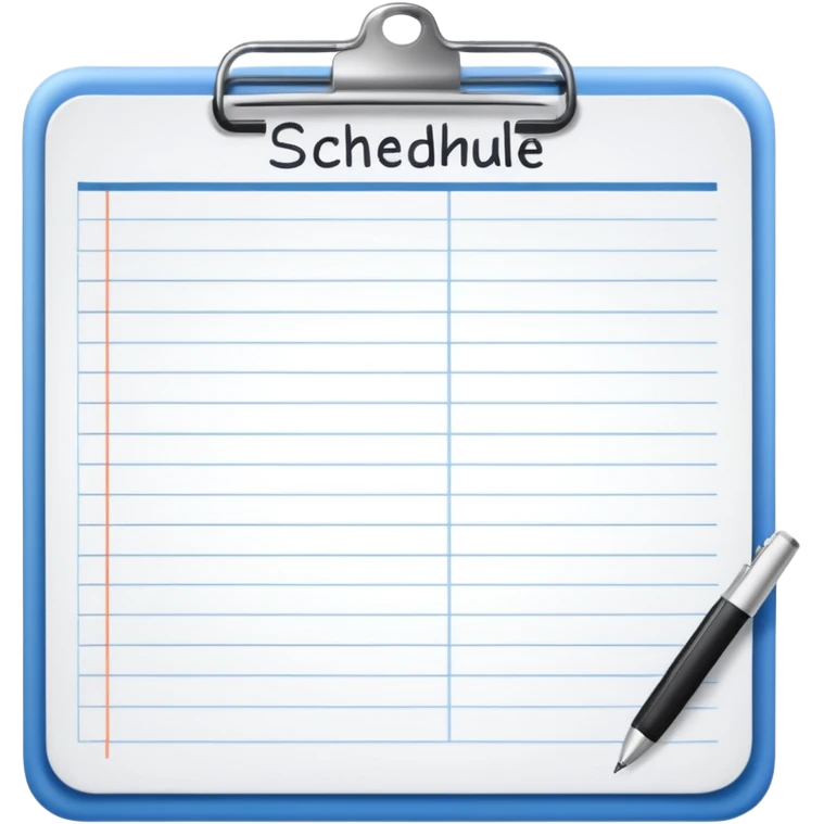 schedule emoji