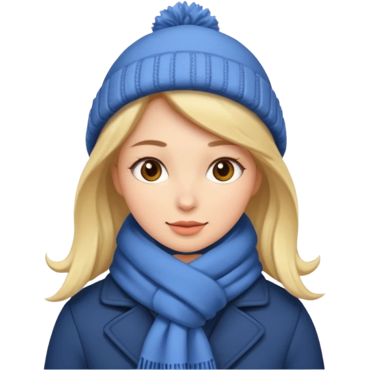 Winter Photo female emoji
