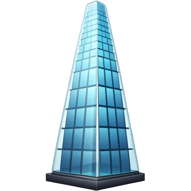 a glass tower
 emoji