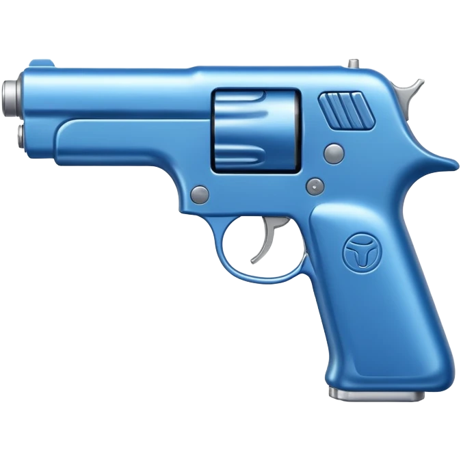 blue gun emoji