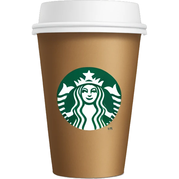 Starbucks coffee cup emoji