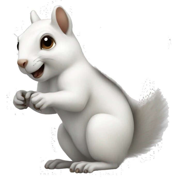 White squirrel  emoji