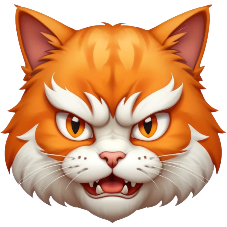 Angry cat emoji