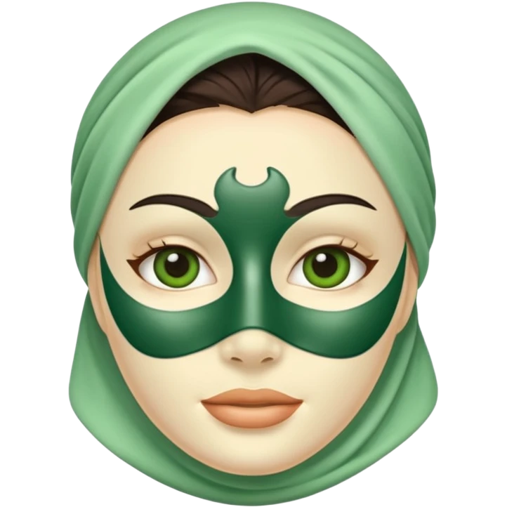 skin care masque soin visgae  emoji