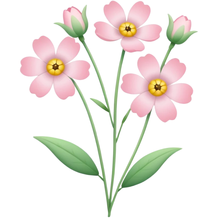 🌸 Small pastel flowers for calm emoji