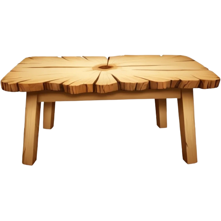 Beautiful Raw edge natural pine table  emoji