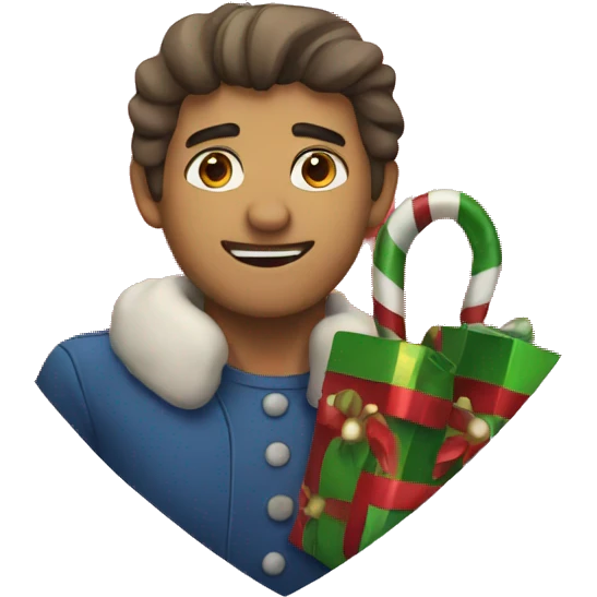 christmas heart emoji