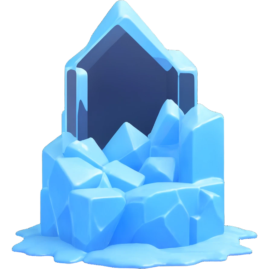 frozen ice cell emoji