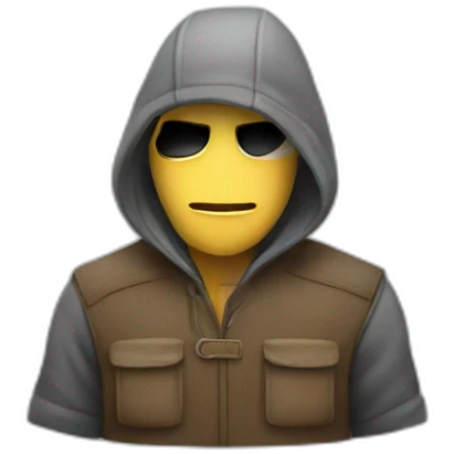 A thief emoji