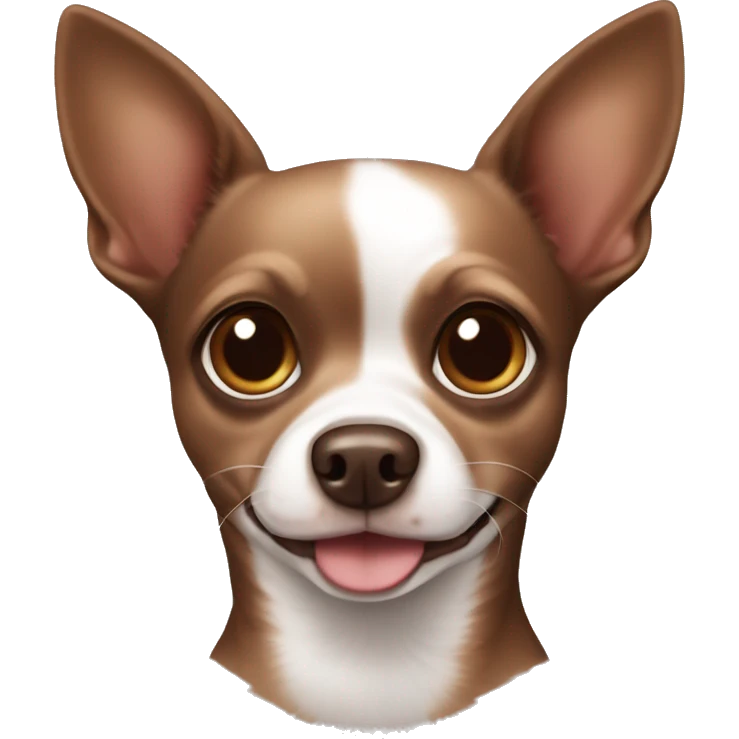 Dog,Chihuahua,chokolate Color  emoji