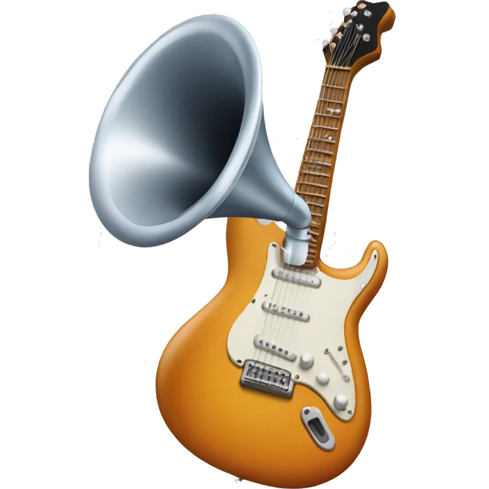 Funnel playing guitar  emoji