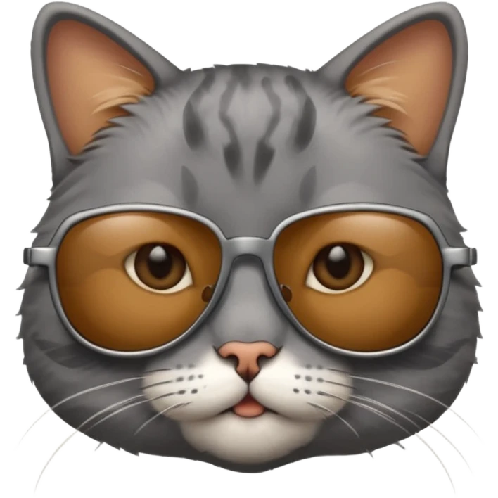 Cat wearing sunglasses emoji