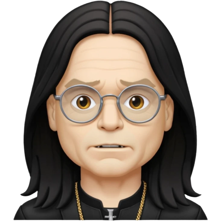ozzie osbourne with glasses emoji