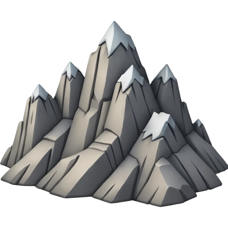 Rocky Mountain, grey emoji