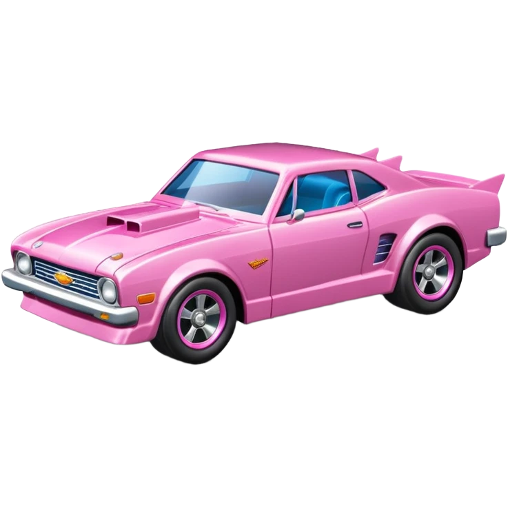 Машинка HotWheels розового цвета в классической упаковке HotWheels. emoji