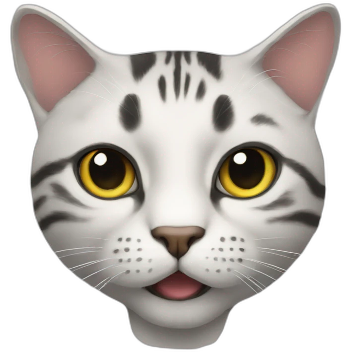 un gros chat emoji