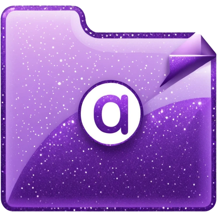 glitter documento nacional purple mark emoji