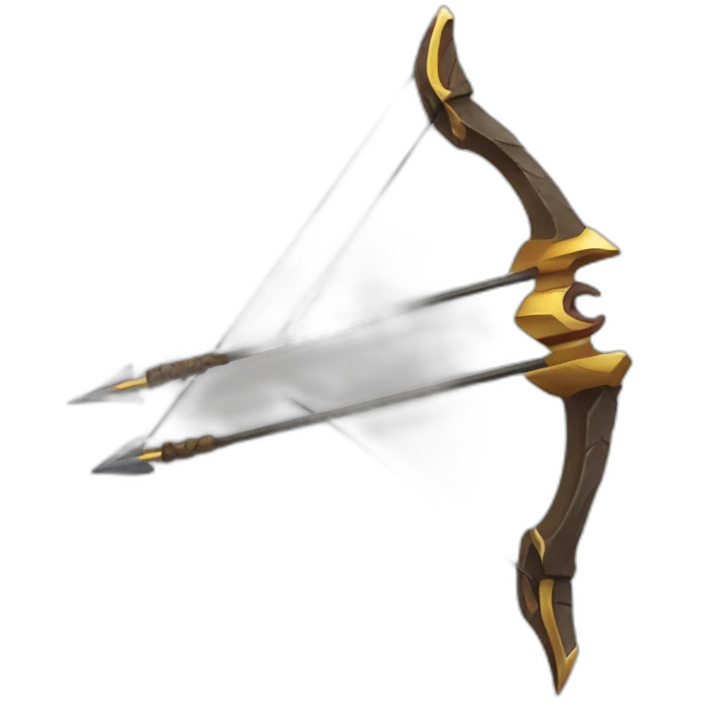 fantasy bow and arrow emoji