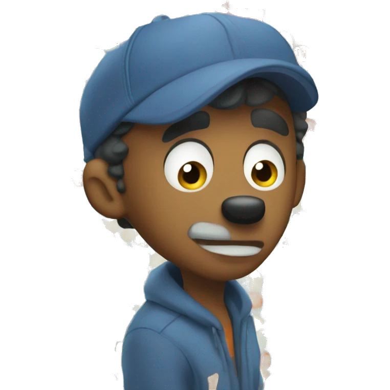 Bingo from the show bluey emoji