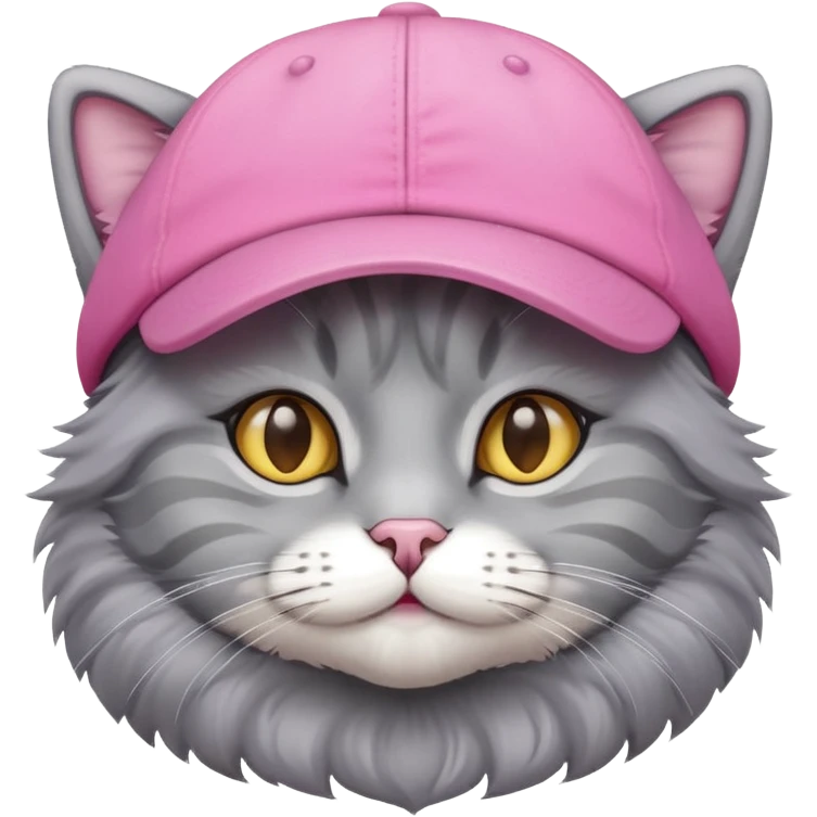 cat with pink cap emoji
