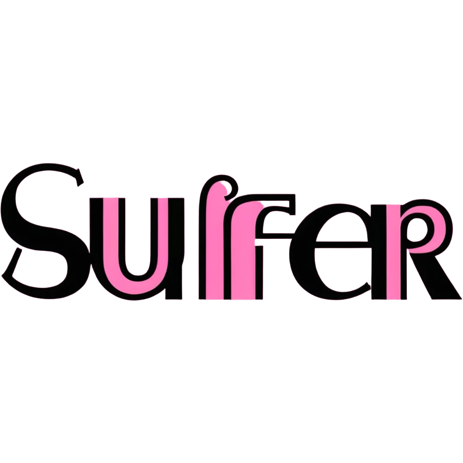 cute but dramatic aesthetic, bold glittery text that says 'suffer', pink sparkly background emoji