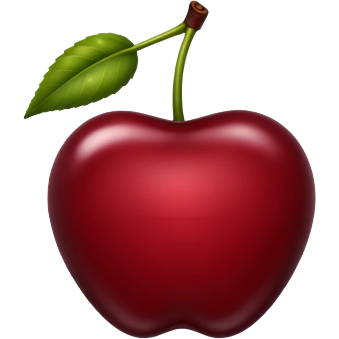create a dark aesthetic cherry  emoji