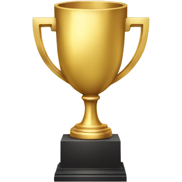 Gold trophy emoji