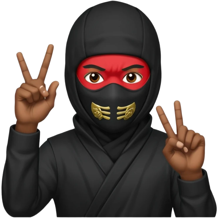 Ç🖕🏻🥷🏽 emoji