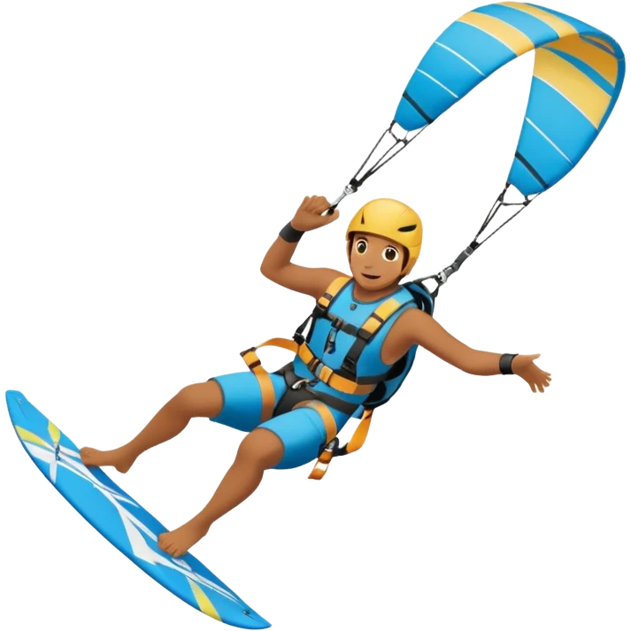 Kiterman haciendo un down loop emoji