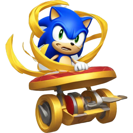 spinning sonic emoji