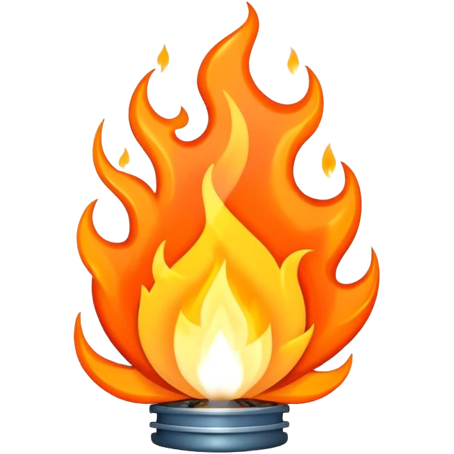 natural gas flame emoji