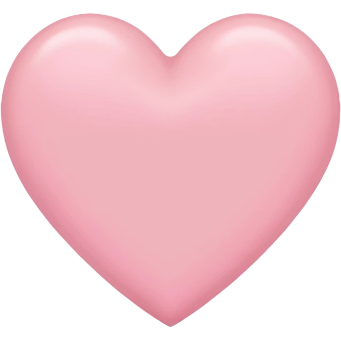 Pink pastel heart emoji