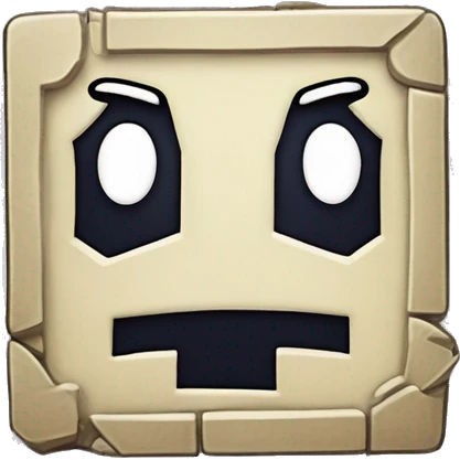Geometry Dash app icon￼ emoji