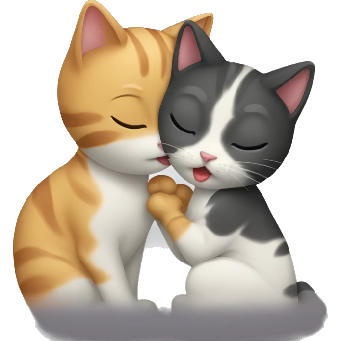 Female cat kiss emoji