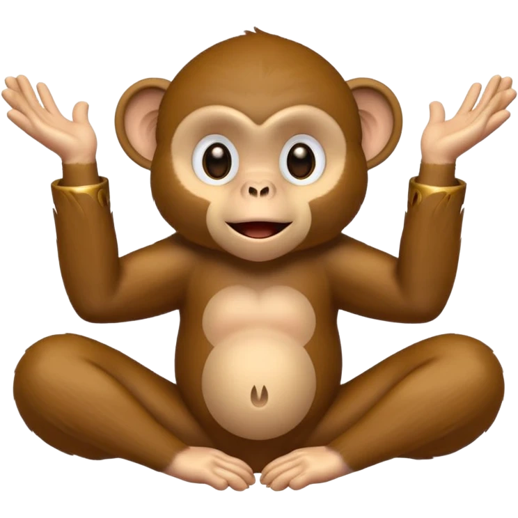 A monkey clapping cymbals emoji