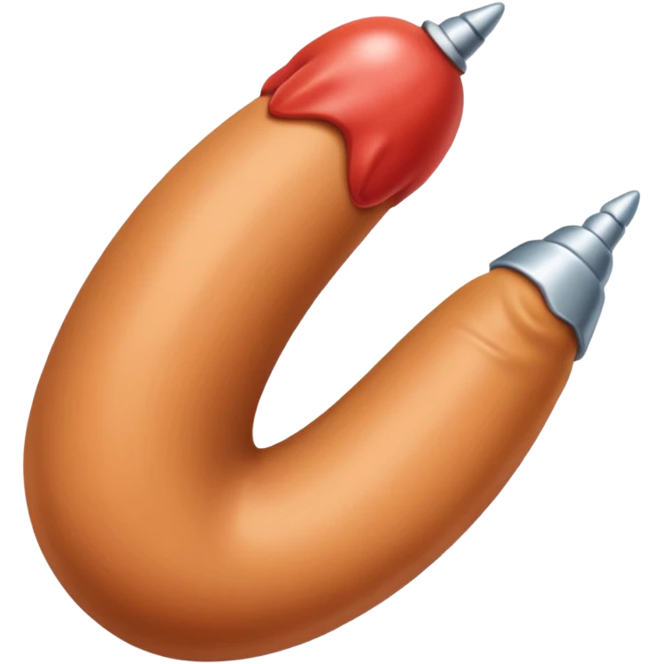 Very realistic human penis exactly like the real one emoji