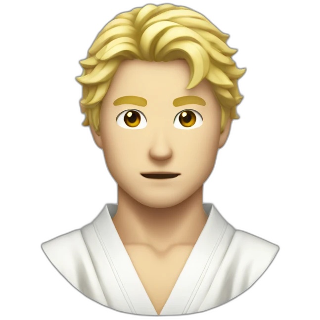 Blonde guy seppuku emoji