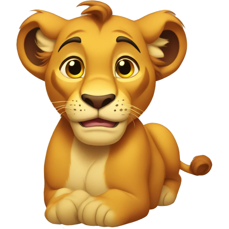 simba disney emoji
