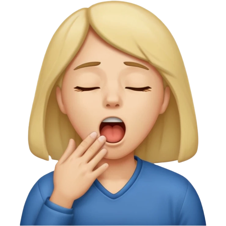 Yawning  emoji