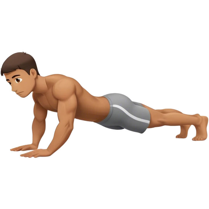 man plank exercise emoji