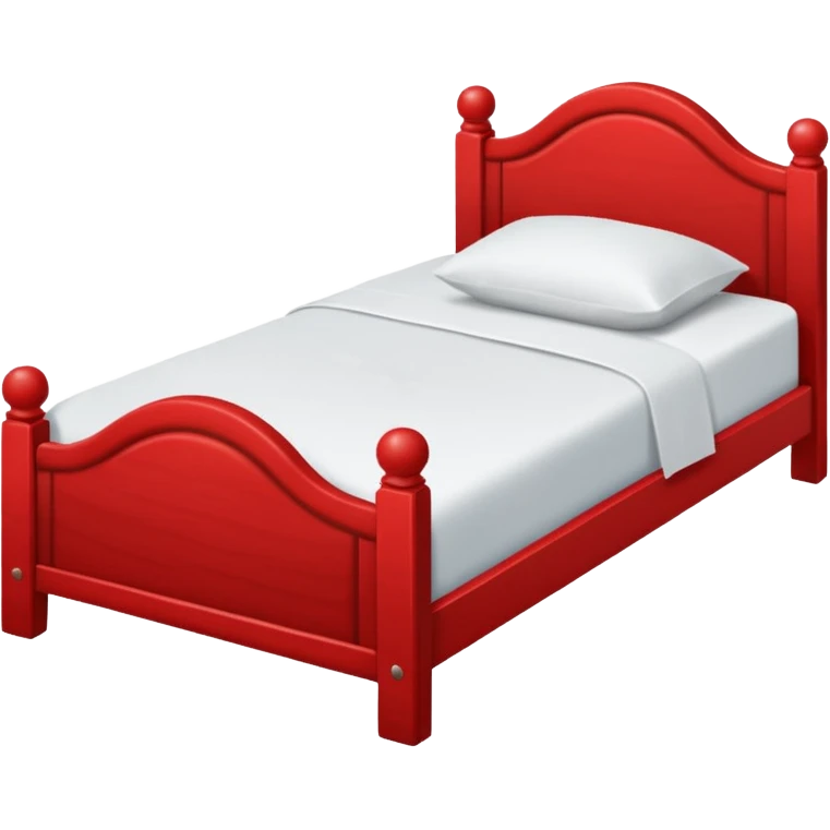 single red bed emoji