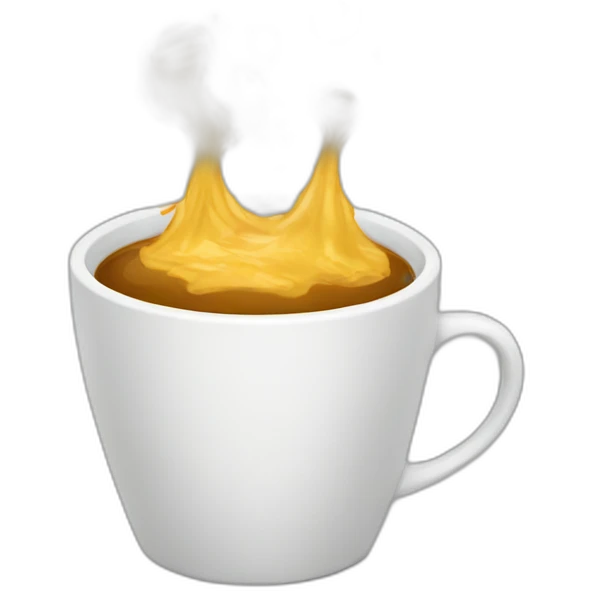 overflowing cup emoji